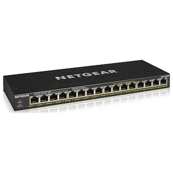 Product image of Netgear 16 Port High Powered PoE+ Gigabit Unmanaged Switch - Click for product page of Netgear 16 Port High Powered PoE+ Gigabit Unmanaged Switch