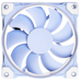 A product image of ID-COOLING ZF Series Pastel 120mm White LED Baby Blue PWM Fan