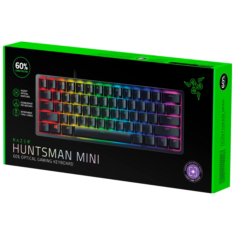 Razer Huntsman Mini Opto-Mechanical Chroma Gaming Keyboard - Clicky