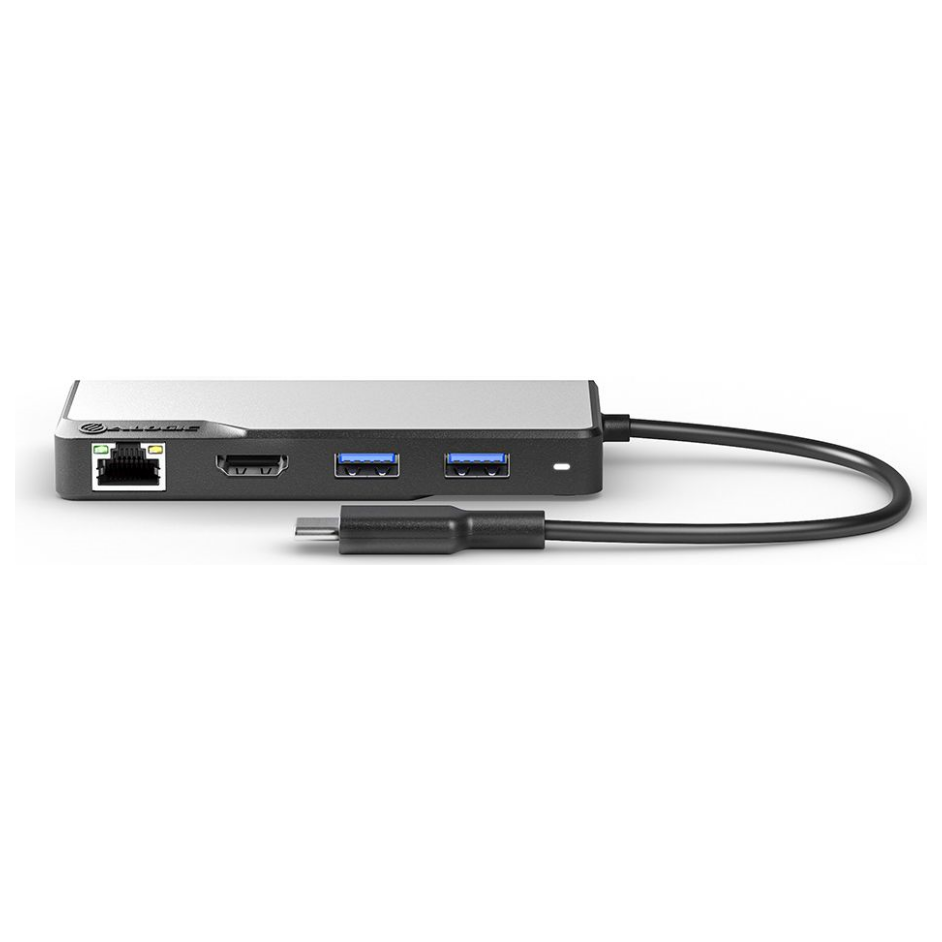A large main feature product image of ALOGIC USB Type-C Fusion MAX 6-in-1 Hub