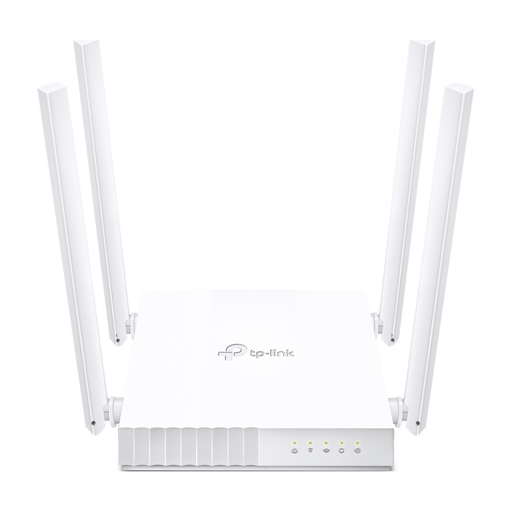 A large main feature product image of TP-Link Archer C24 - AC750 Dual-Band Wi-Fi 5 Router