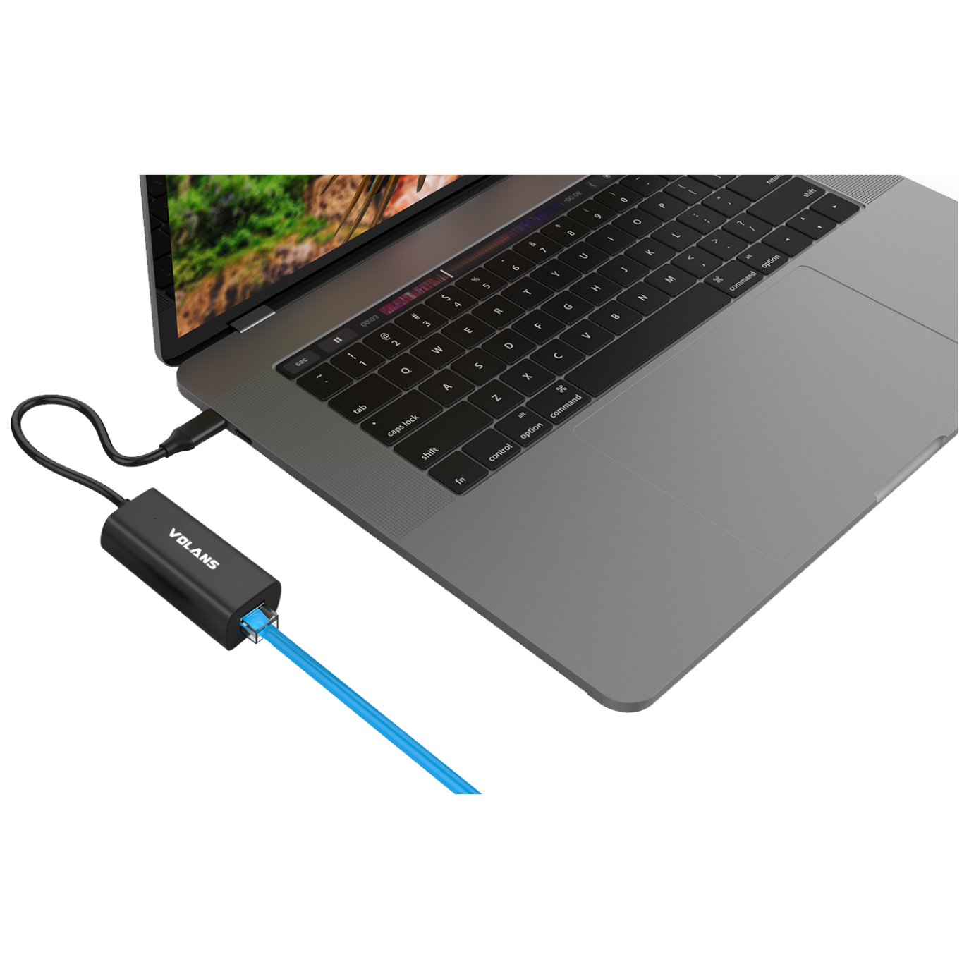 Volans Aluminium USB TypeC to RJ45 Gigabit Adapter PLE