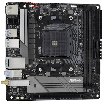 Product image of ASRock A520M-ITX AC AM4 mITX Desktop Motherboard - Click for product page of ASRock A520M-ITX AC AM4 mITX Desktop Motherboard