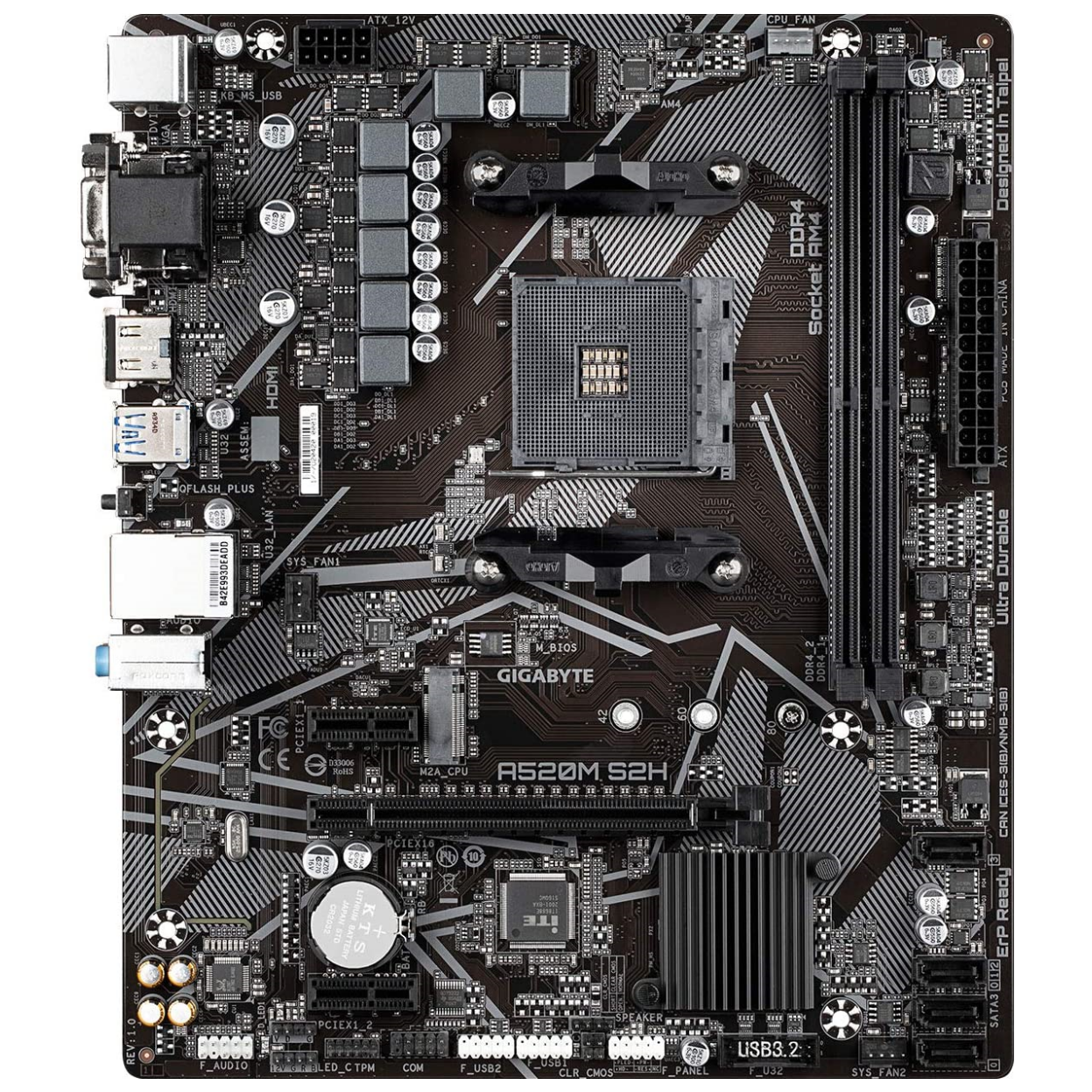 Buy Now Gigabyte A520MS2H AM4 mATX Desktop Motherboard