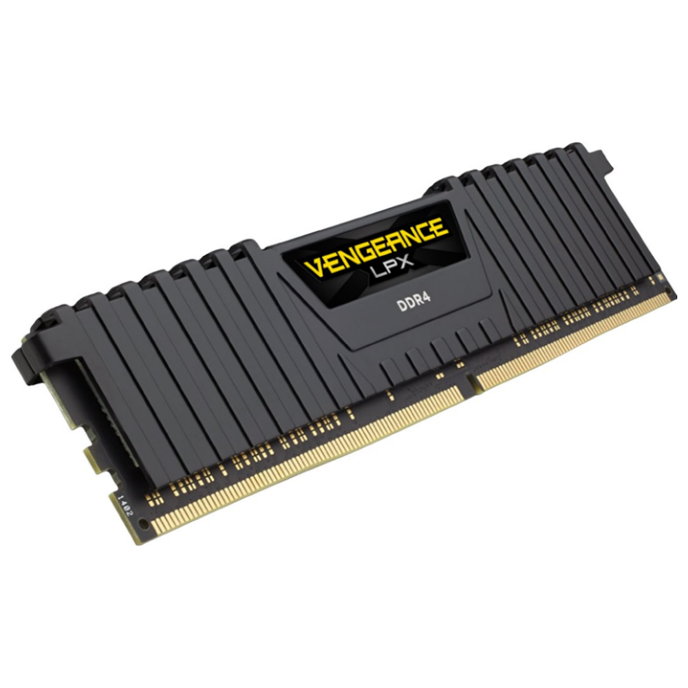 A large main feature product image of Corsair 64GB Kit (2x32GB) DDR4 Vengeance LPX C16 3200MHz - Black
