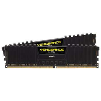 Product image of Corsair 64GB Kit (2x32GB) DDR4 Vengeance LPX C16 3200MHz - Black - Click for product page of Corsair 64GB Kit (2x32GB) DDR4 Vengeance LPX C16 3200MHz - Black