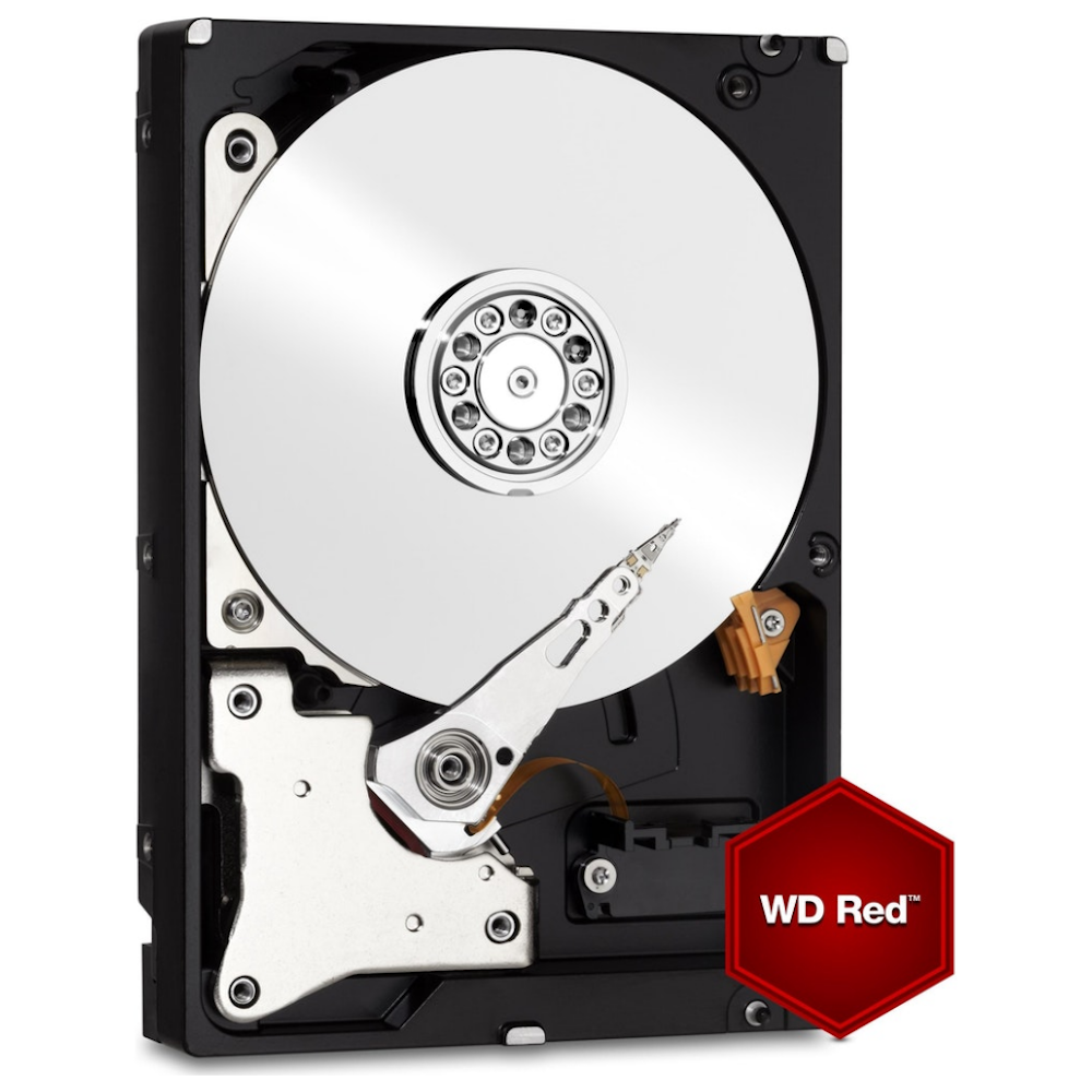 A large main feature product image of WD Red Pro 3.5" NAS HDD - 8TB 256MB
