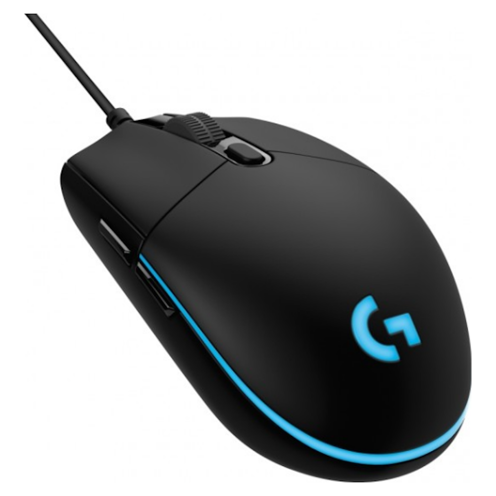 A large main feature product image of Logitech G Pro Gaming Mouse with HERO Sensor