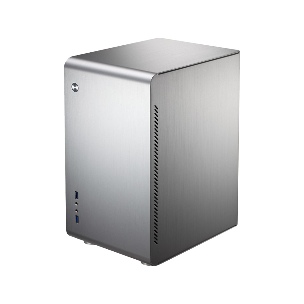 A large main feature product image of Jonsbo U3 Silver mATX Case