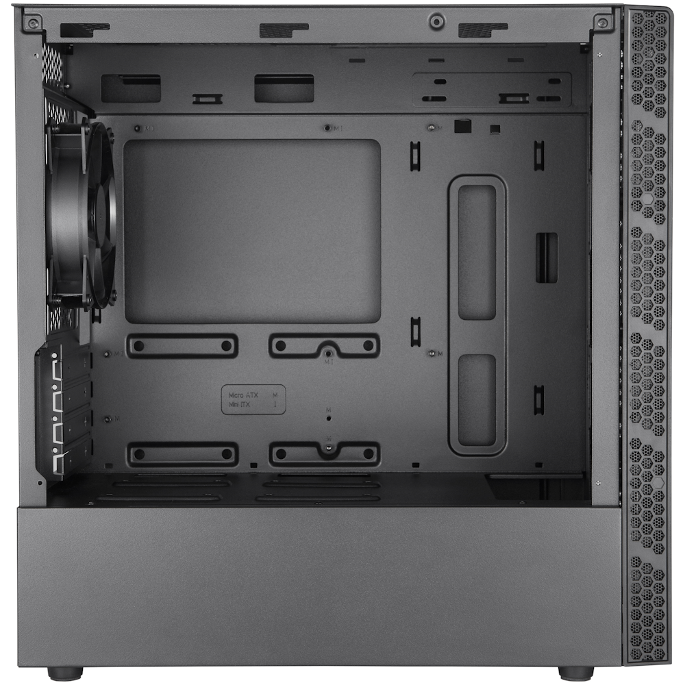 A large main feature product image of Cooler Master MasterBox MB400L Without ODD Mini Tower Case - Black