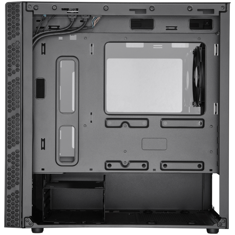 A large main feature product image of Cooler Master MasterBox MB400L mATX Case