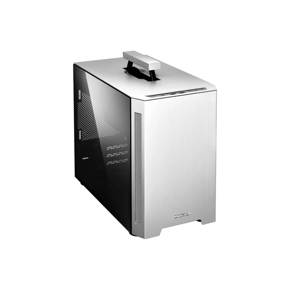 A large main feature product image of Lian-Li PC-TU150 Mini ITX Case w/Tempered Glass Side Panel - Silver