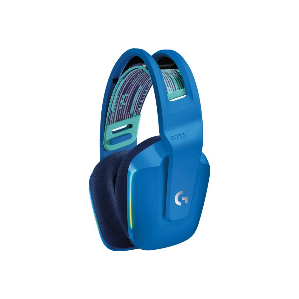 A large main feature product image of Logitech G733 LIGHTSPEED Wireless Headset - Blue