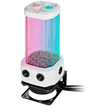 Product image of Corsair Hydro X Series XD5 RGB Pump/Reservoir Combo V2 - White - Click for product page of Corsair Hydro X Series XD5 RGB Pump/Reservoir Combo V2 - White