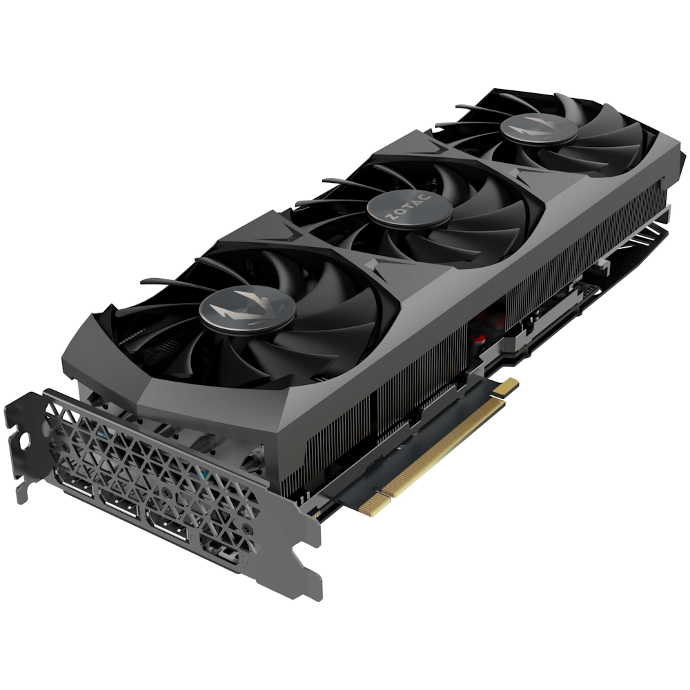A large main feature product image of ZOTAC GAMING GeForce RTX 3090 Trinity 24GB GDDR6X