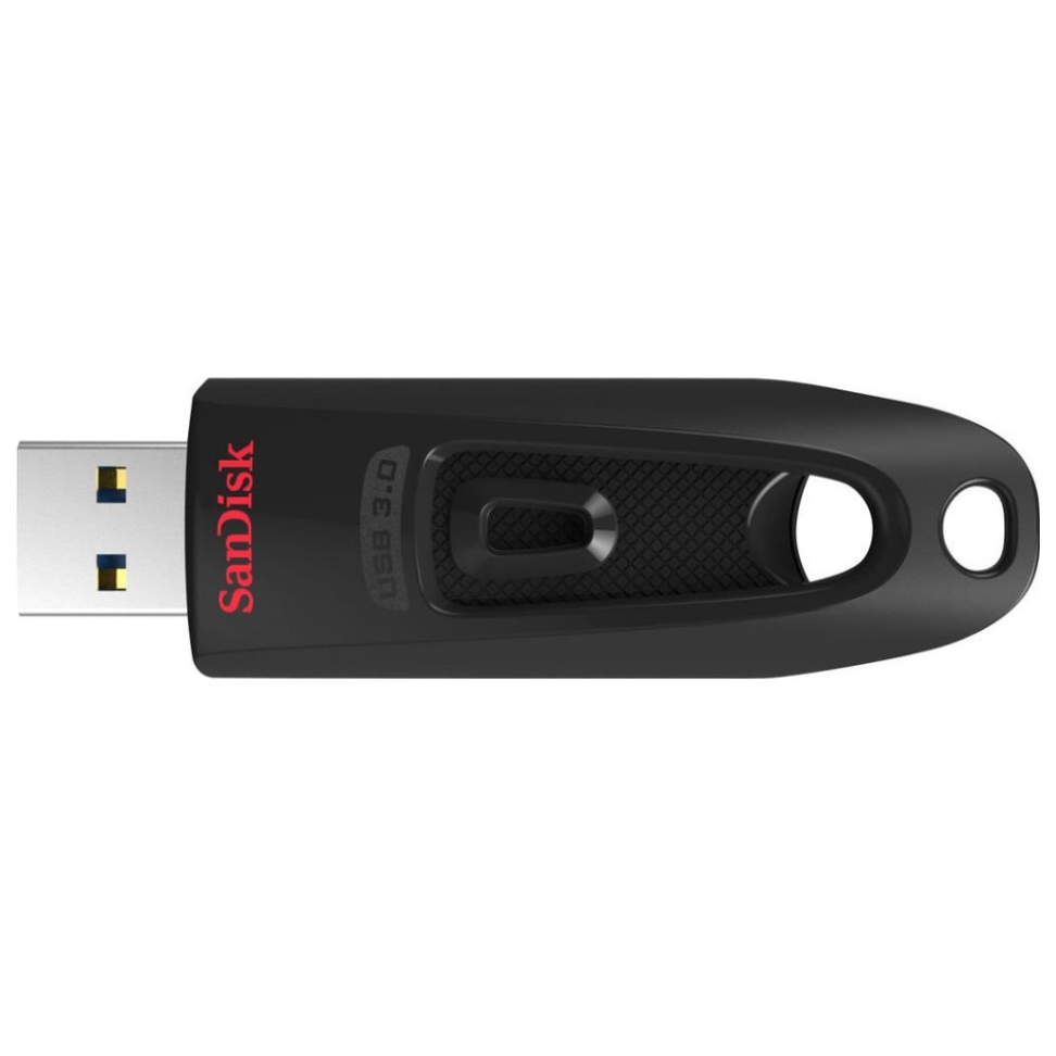 A large main feature product image of SanDisk Ultra Flash 32GB USB 3.0 Type-A Flash Drive