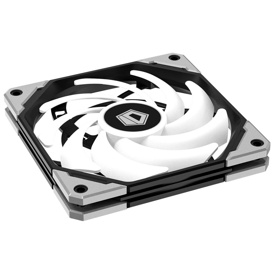 A large main feature product image of ID-COOLING NO Series Slim 120mm ARGB PWM Fan (Black)