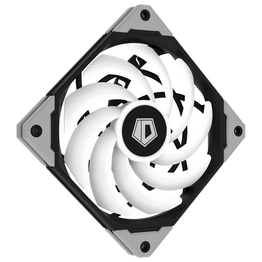 A large main feature product image of ID-COOLING NO Series Slim 120mm ARGB PWM Fan (Black)