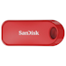 A product image of SanDisk Cruzer Snap 32GB USB2.0 Flash Drive Red