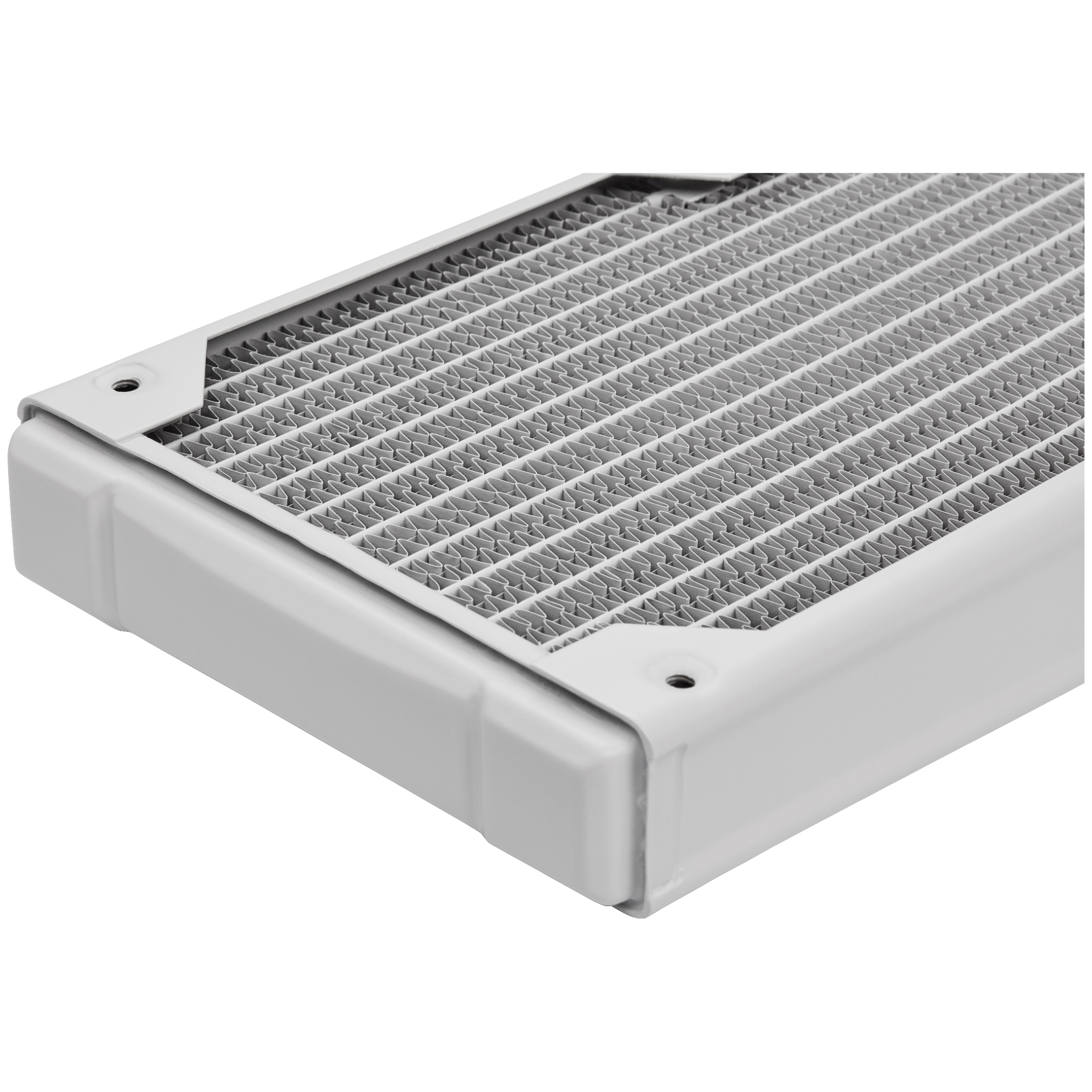 A large main feature product image of Corsair Hydro X Series XR5 240 x 30mm Water Cooling Radiator (White)