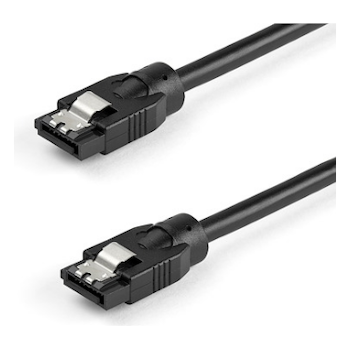 Product image of Startech 0.3 m Round SATA Cable - Latching Connectors - 6Gbs - Click for product page of Startech 0.3 m Round SATA Cable - Latching Connectors - 6Gbs