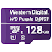 A product image of WD Purple Surveillance microSD Card - 128GB