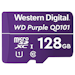 A product image of WD Purple Surveillance 128GB microSDXC U1 UHS-I microSD Card