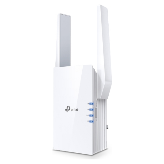 A large main feature product image of TP-Link RE605X - AX1800 Wi-Fi 6 Range Extender