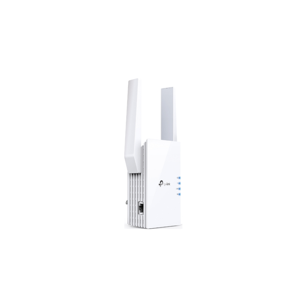 A large main feature product image of TP-Link RE605X - AX1800 Wi-Fi 6 Range Extender