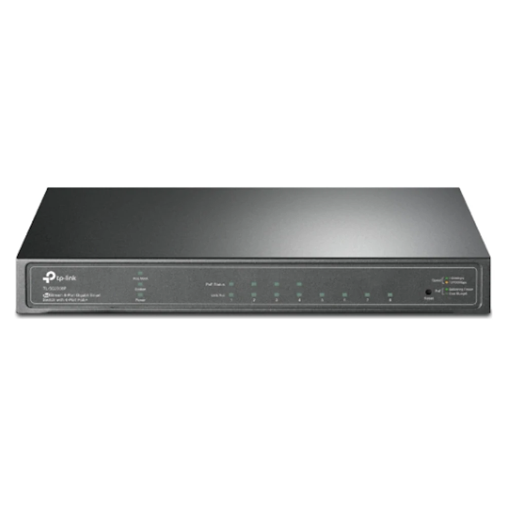 TP-Link JetStream SG2008P - 8-Port Gigabit Smart Switch with 4-Port PoE+