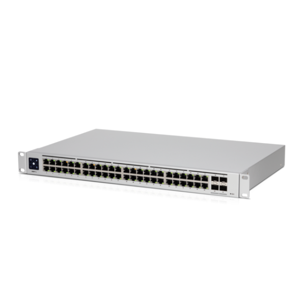 A large main feature product image of Ubiquiti UniFi Pro 48-Port 1GbE Layer 3 Managed Switch
