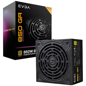 Product image of EVGA SuperNOVA GA 850W 80Plus Gold Fully Modular Power Supply - Click for product page of EVGA SuperNOVA GA 850W 80Plus Gold Fully Modular Power Supply