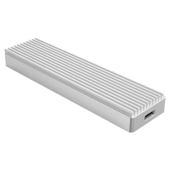 Product image of ORICO Aluminium NVMe M.2 SSD Enclosure - Silver - Click for product page of ORICO Aluminium NVMe M.2 SSD Enclosure - Silver
