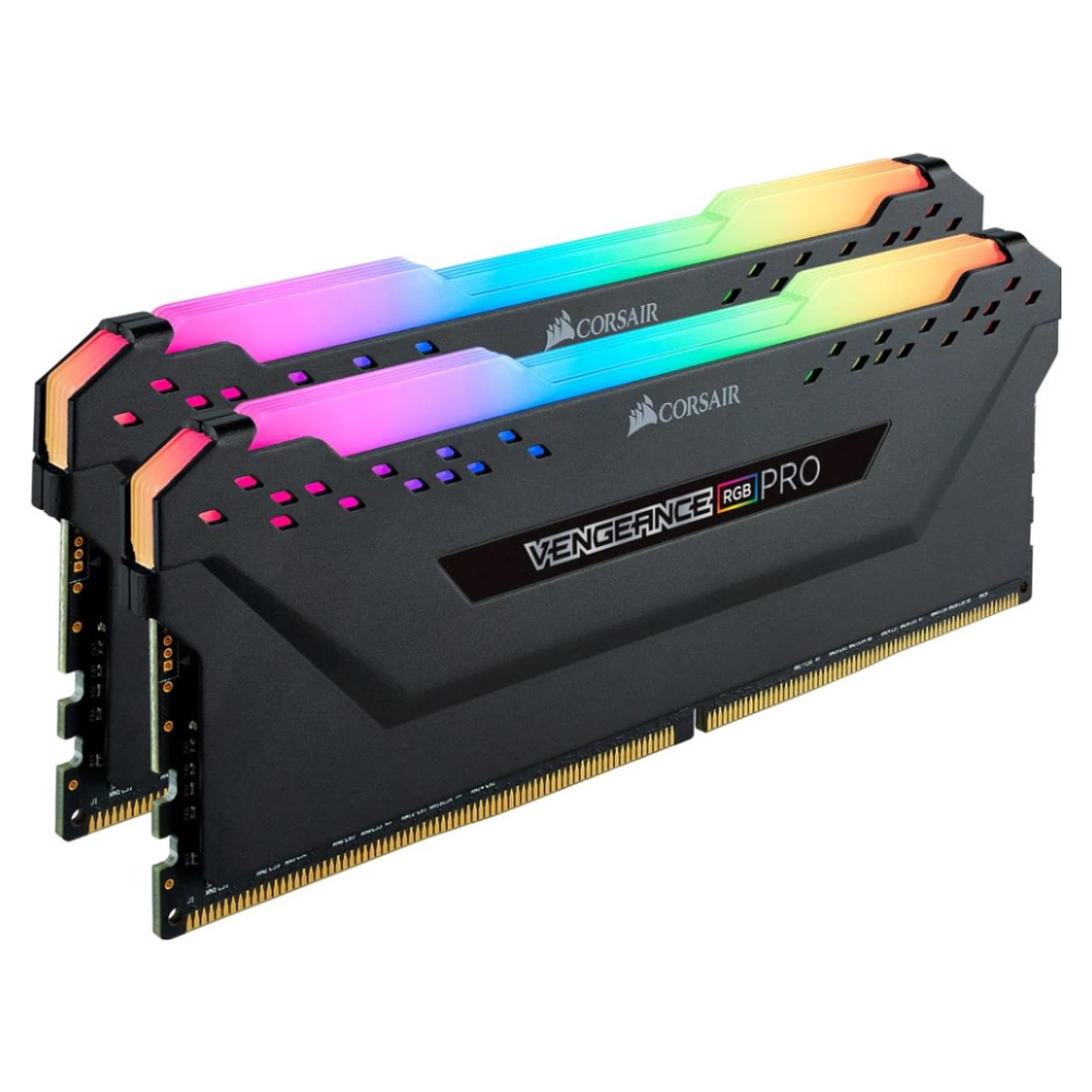 A large main feature product image of Corsair 32GB Kit (2x16GB) DDR4 Vengeance RGB Pro C18 3600MHz - Black
