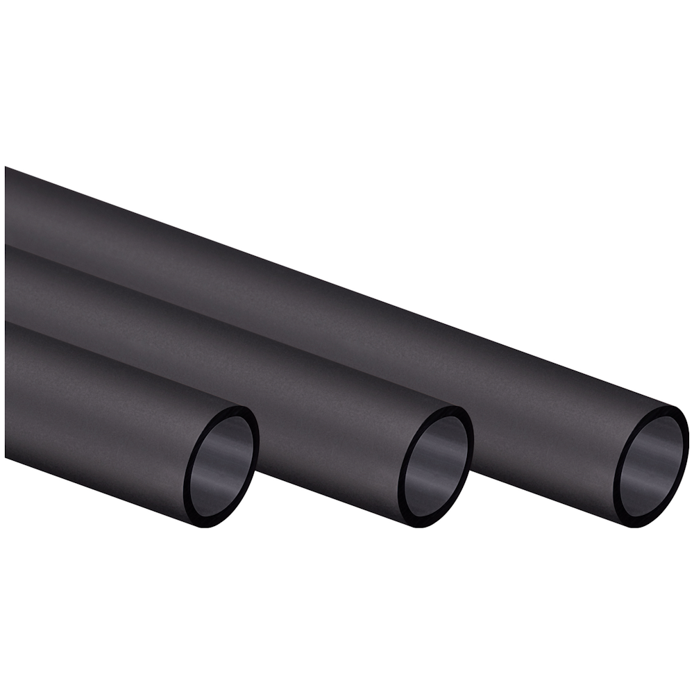 A large main feature product image of Corsair Hydro X Series XT Hardline 12mm Tubing — Satin Black