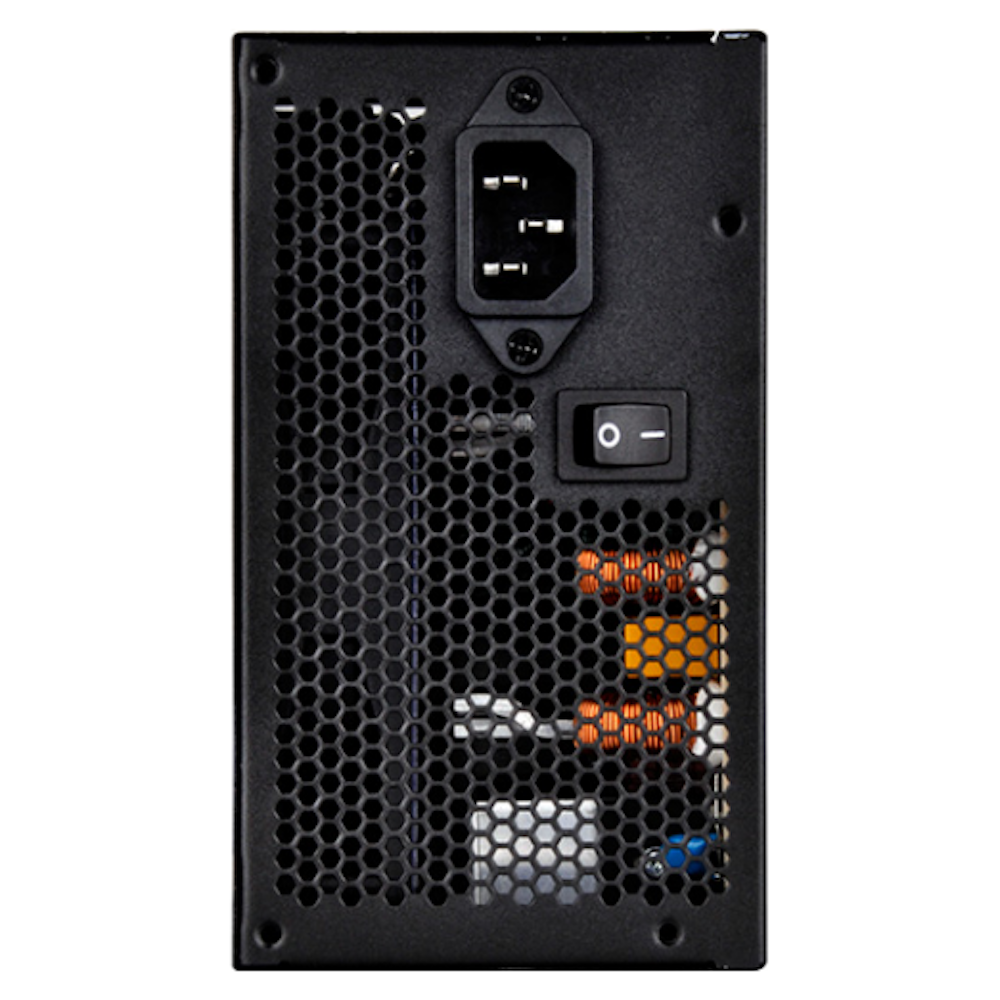 A large main feature product image of SilverStone ET550-B V1.2 550W Bronze ATX PSU
