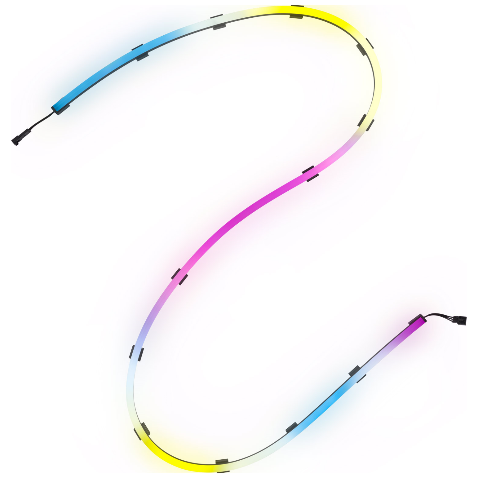 A large main feature product image of Corsair LS100 Smart Lighting Strip Expansion Kit 1.4M