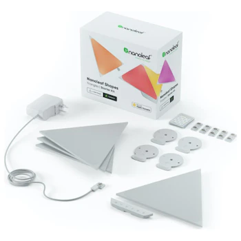 Product image of NANOLEAF Shapes Triangles Starter Kit - 4 Pack - Click for product page of NANOLEAF Shapes Triangles Starter Kit - 4 Pack