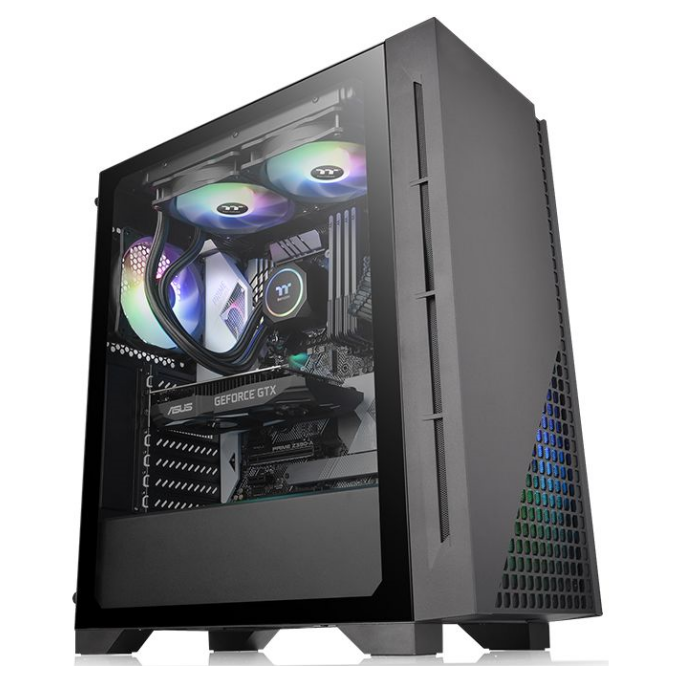 A large main feature product image of Thermaltake H330 - Mid Tower Case
