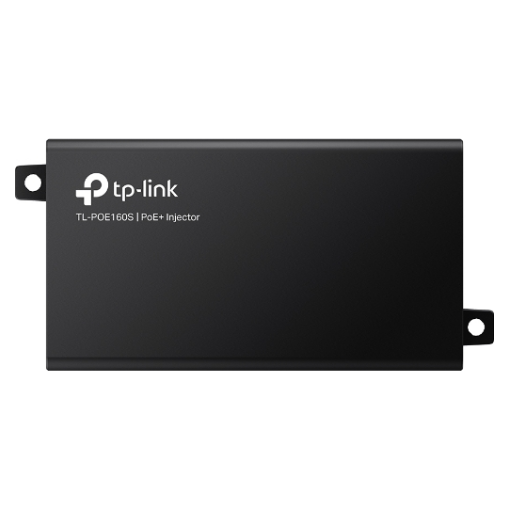 A large main feature product image of TP-Link POE160S - PoE+ Injector