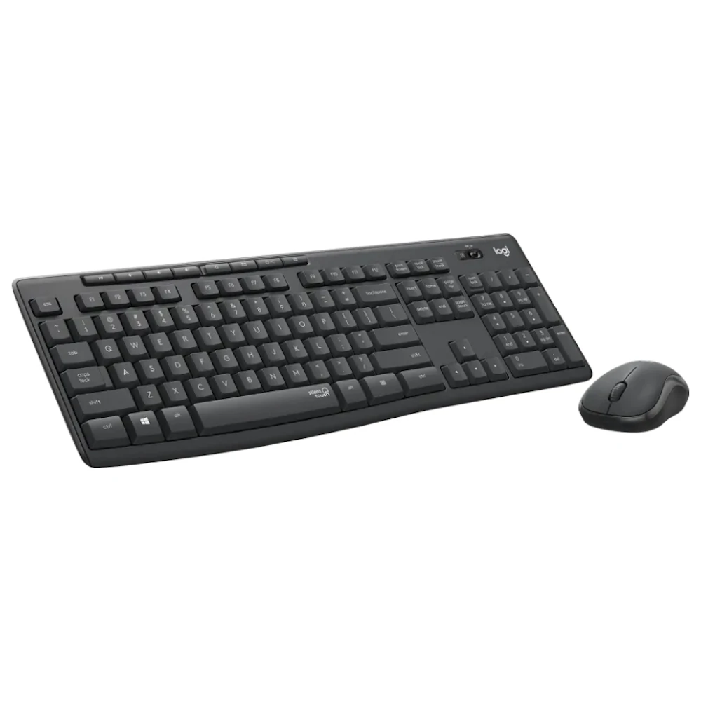 Logitech MK295 Silent Wireless Keyboard & Mouse Combo (Graphite)