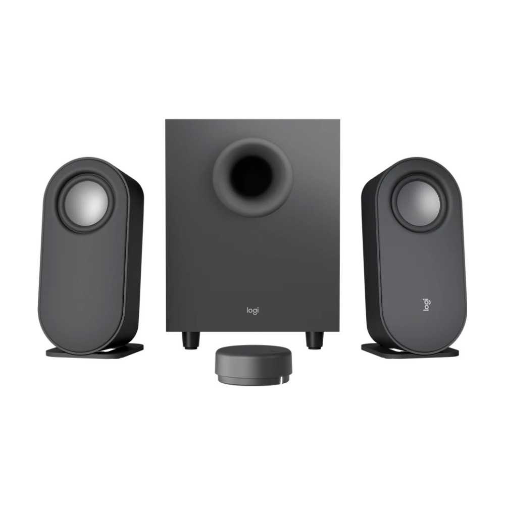 A large main feature product image of Logitech Z407 Bluetooth Computer Speakers with Subwoofer - Graphite