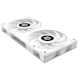 A small tile product image of ID-COOLING IceFan 240 ARGB 2-in-1 Cooling Fan - Snow Edition
