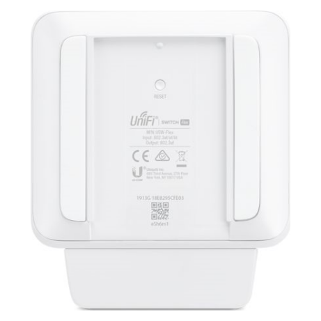 A large main feature product image of Ubiquiti USW Flex 5-Port 1GbE Layer 2 PoE Switch (3-Pack)