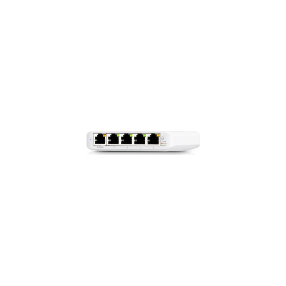 A large main feature product image of Ubiquiti Unifi Flex Mini Managed Layer 2 Gigabit Switch (3-Pack)