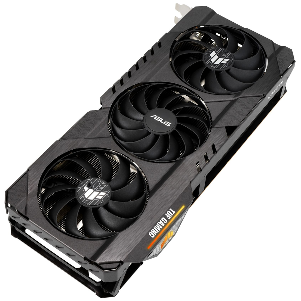 A large main feature product image of ASUS Radeon RX 6800 XT TUF Gaming OC 16GB GDDR6