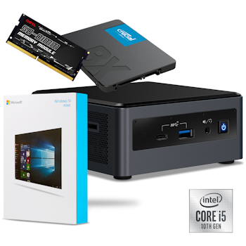 Product image of Intel 10th Gen i5 NUC DIY Starter Bundle - Click for product page of Intel 10th Gen i5 NUC DIY Starter Bundle