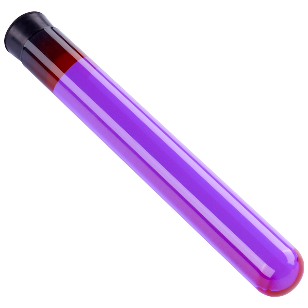 A large main feature product image of Corsair Hydro X Series XL8 Performance Coolant 1L — Purple
