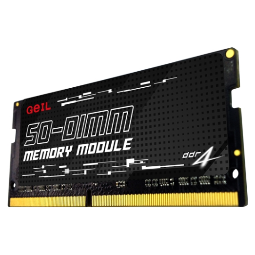 A large main feature product image of GeIL 8GB Single (1x8GB) DDR4-3200 C22 SO-DIMM