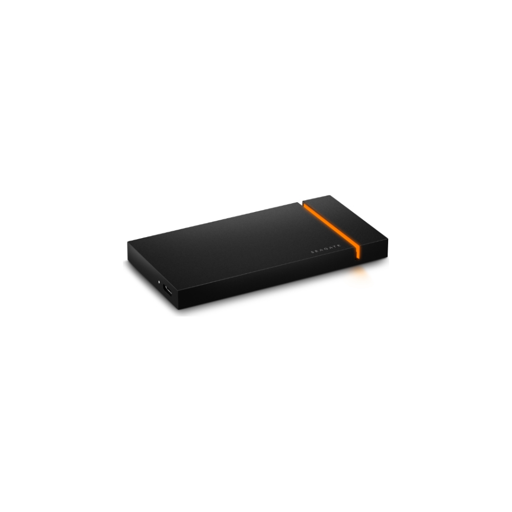A large main feature product image of Seagate Firecuda Gaming 1TB External SSD